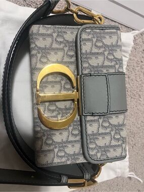 Dior Oblique 30 Montaigne Box Grey
